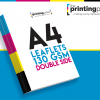 A4 Leaflet 130gsm Double