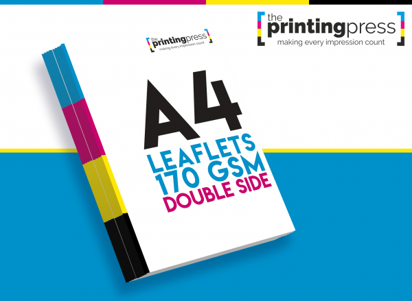A4 Leaflet 170gsm Double