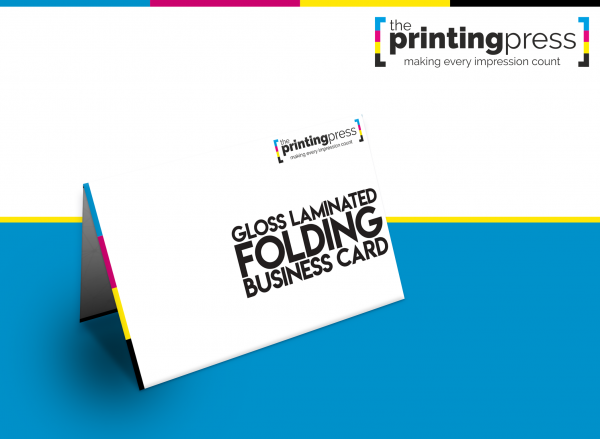 Gloss Laminated Folding Business Cards